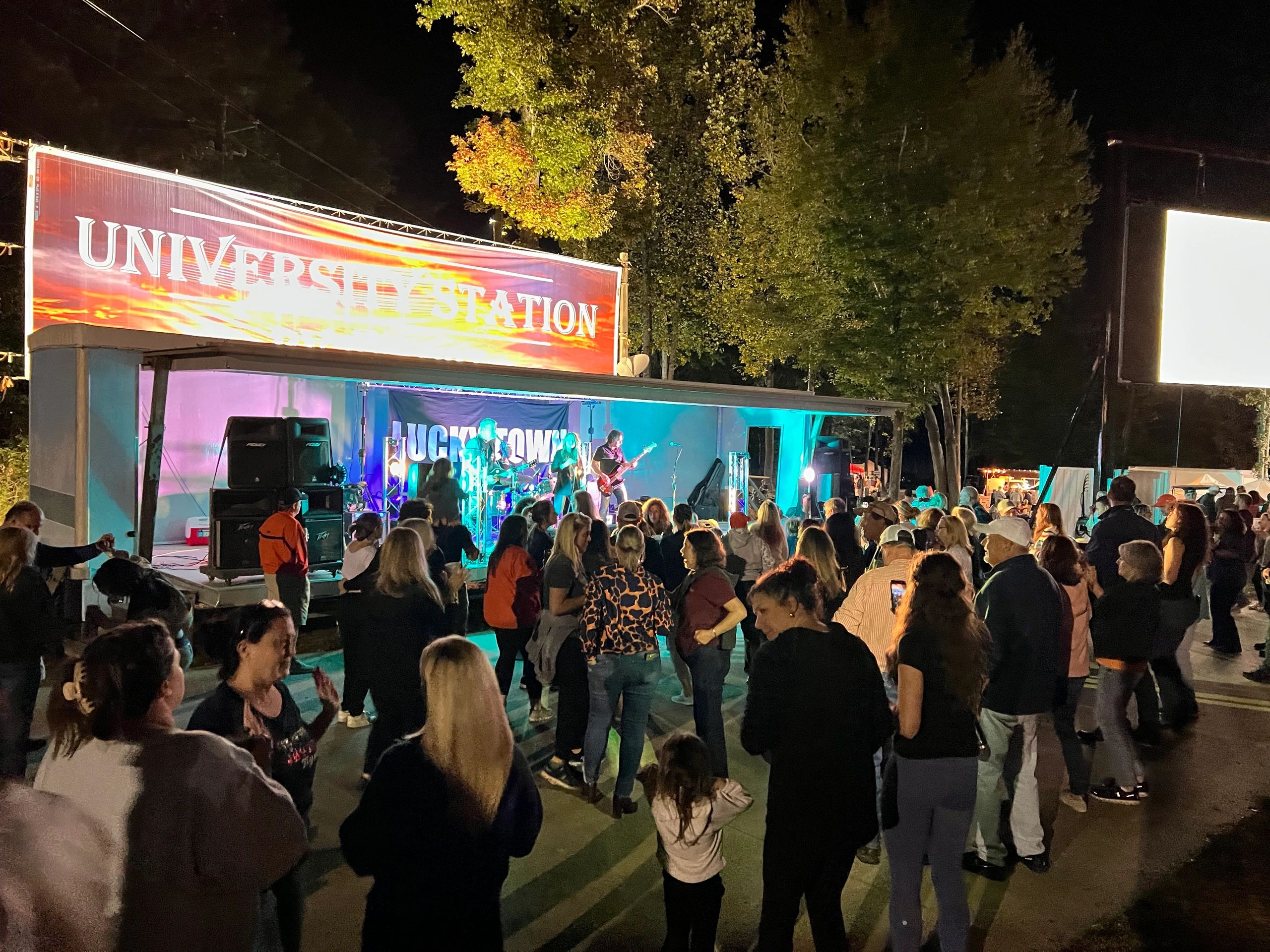 University Station RV Resort on game weekend